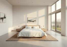 Minimalistisches Schlafzimmer – weniger Reiz, mehr Ruhe